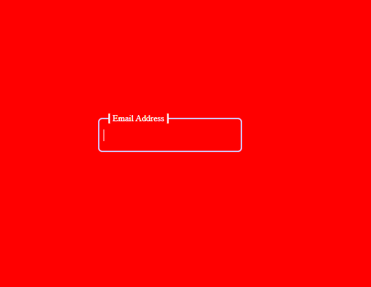 floating label input with custom design