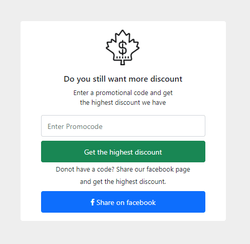 discount coupon form template