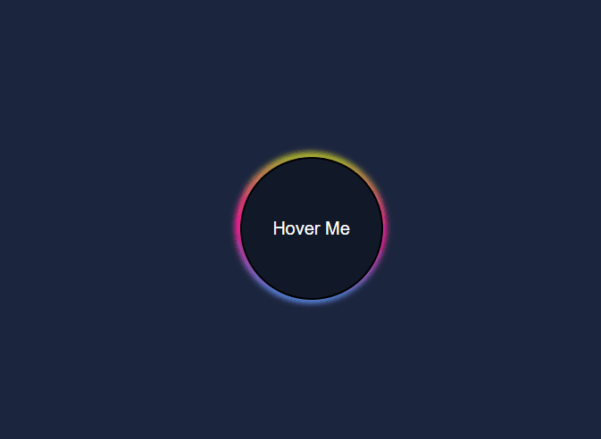 linear gradient hover animation round button