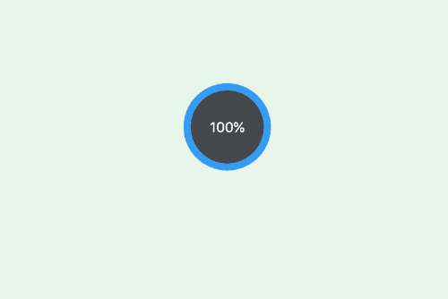 Bootstrap 4 circle progress bar with percent loading Example