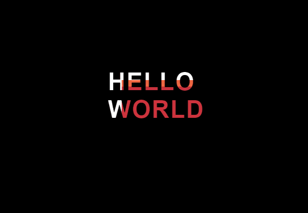 text rotation animation
