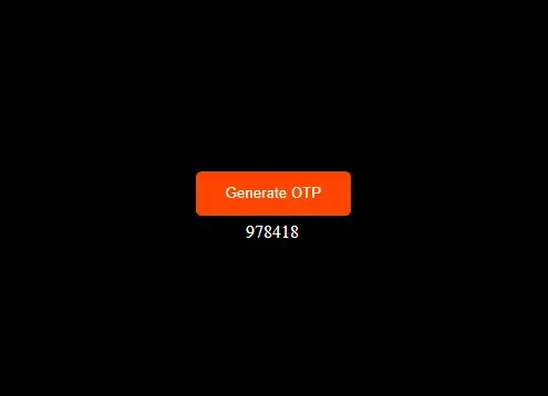 random OTP generate template