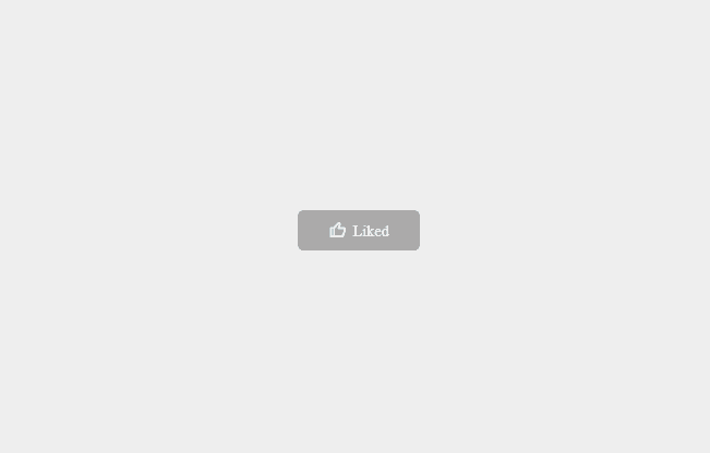 Like button with thumb animation