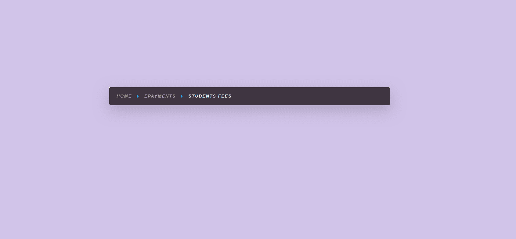 Bootstrap 4 breadcrumbs navigation with arrow Example