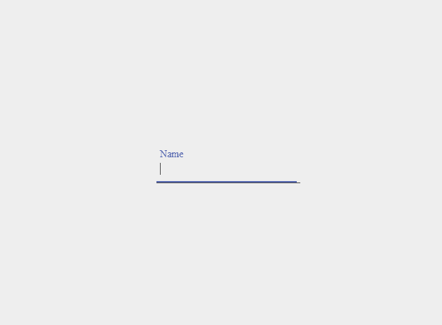 animated input field