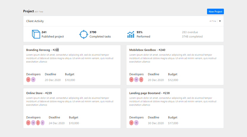 Bootstrap 5 blog list template Example