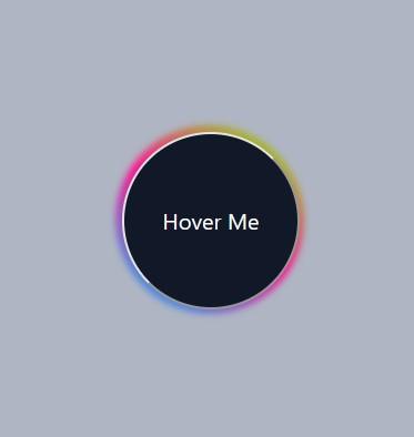 Animation button with hover effect