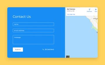 Contact Form with Map