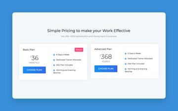 Pricing Cards