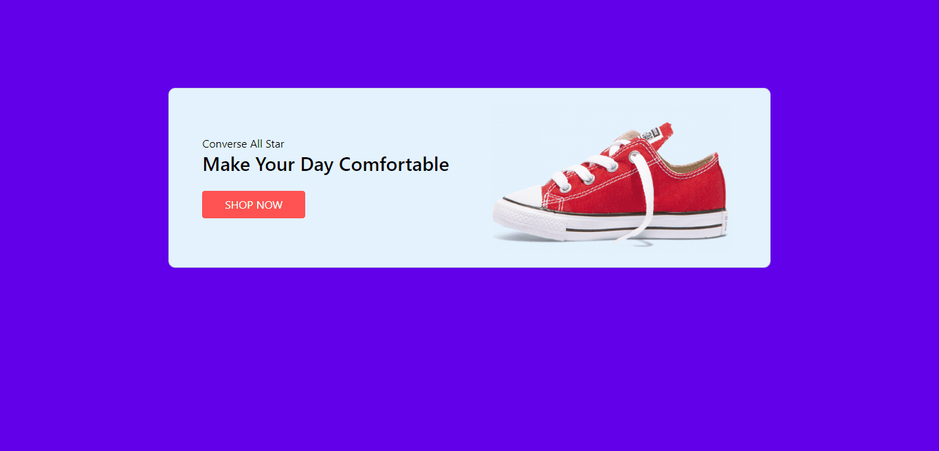 ecommerce shop shoe snippet