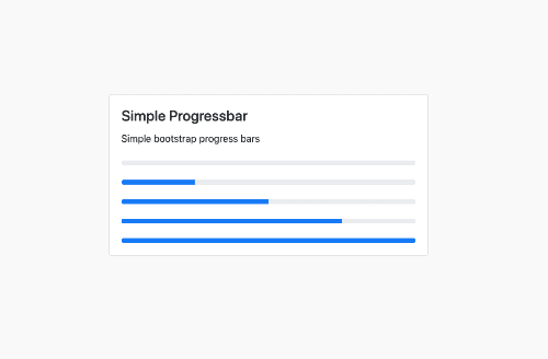 Bootstrap 4 Multi step form wizard with animated progressbar Example