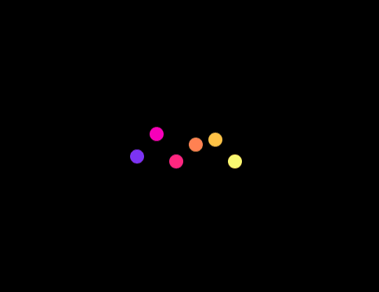 bouncy balls loader animation effect