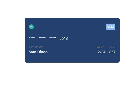 credit card template