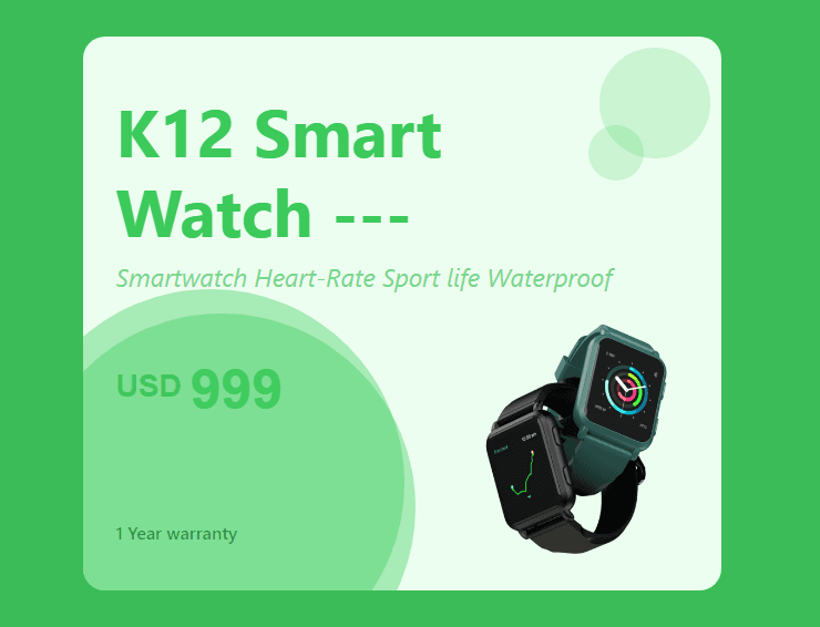 ecommerce product card with animation and hover effect
