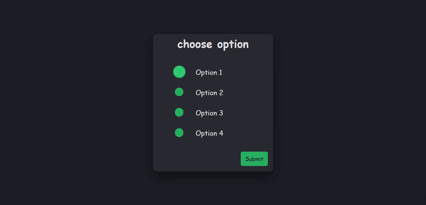 custom radio button animation.