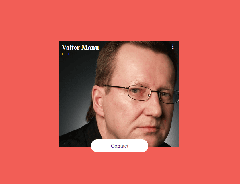 dark profile card