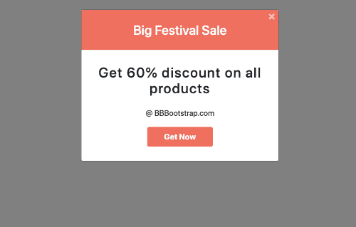 Product Discount Modal
