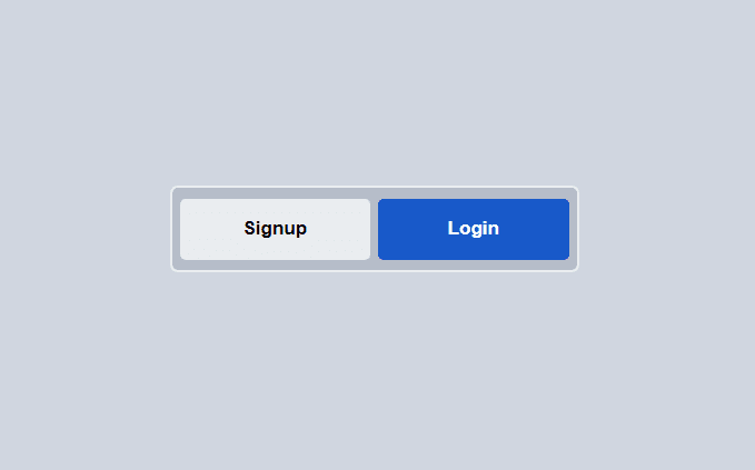 login signup button