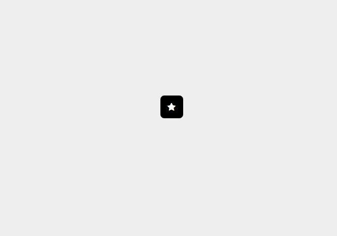 button with star rotate animation