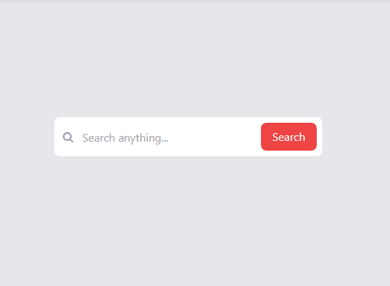 search input with button