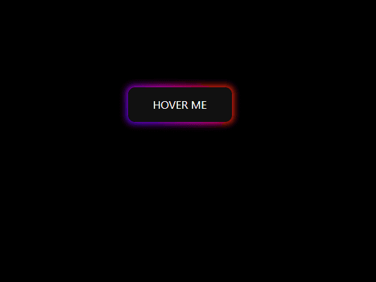 glowing animation button with hover effect