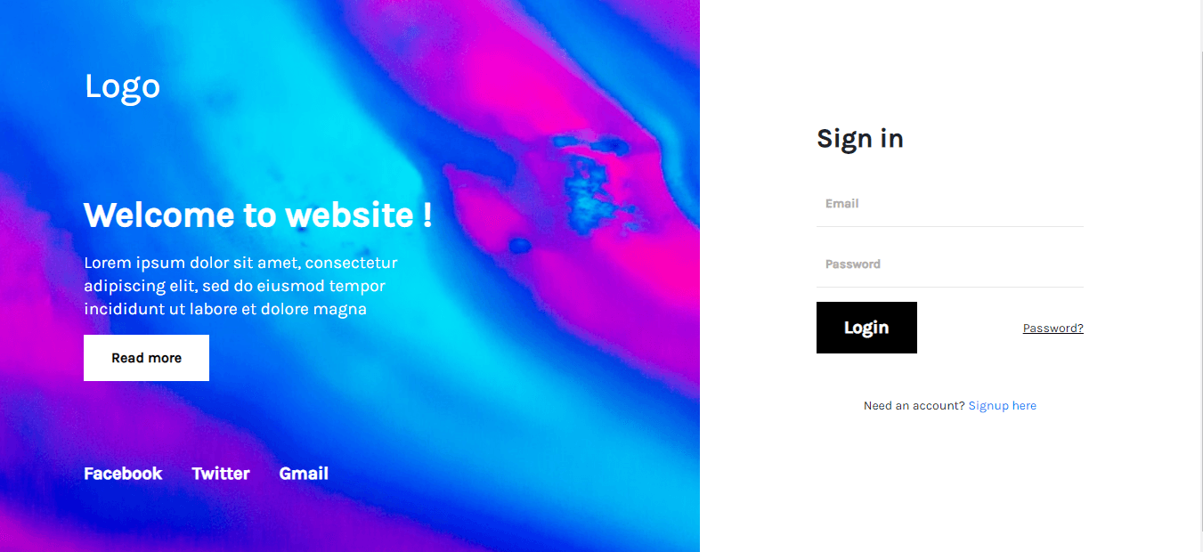 Awesome Bootstrap Login From