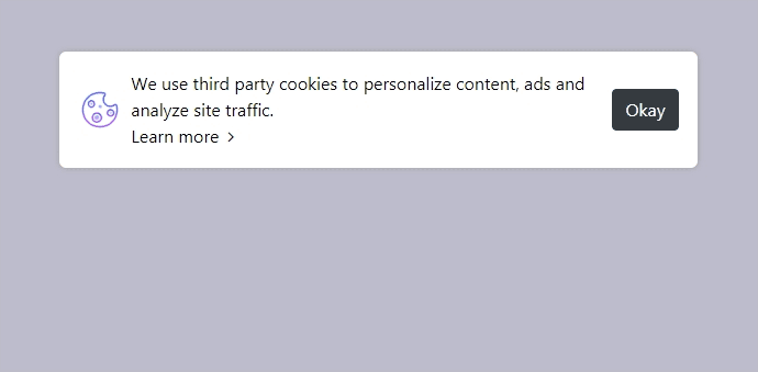 allow cookie consent notification template