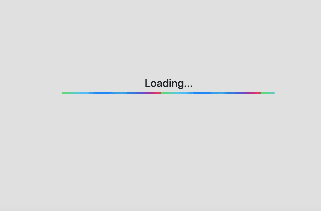 colorful page loader(progressbar)
