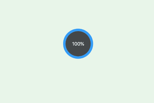 Circle progress-bar with css only