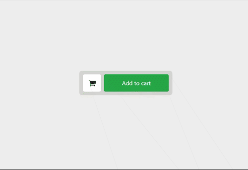 add to cart item button with animation quantity