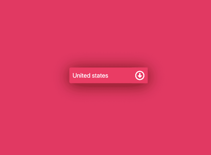 custom style select box with pure css