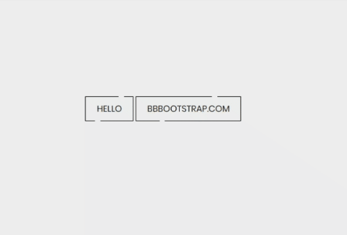 button animation of hover
