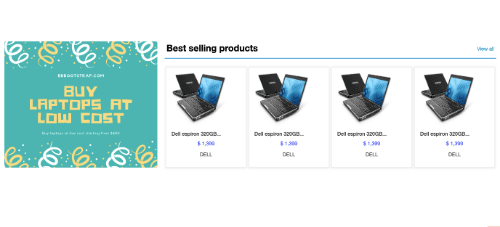 Ecommerce best selling products