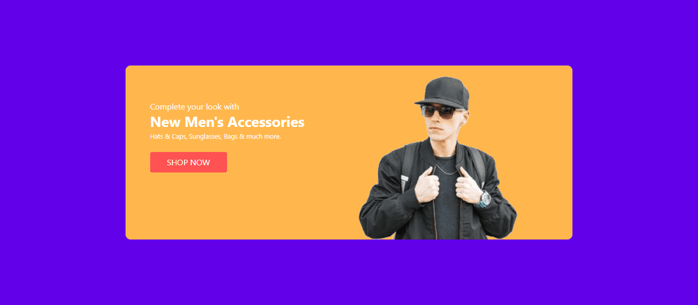 ecommerce shop men's accessories