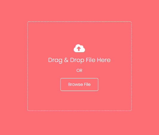 drag and drop files with preview area