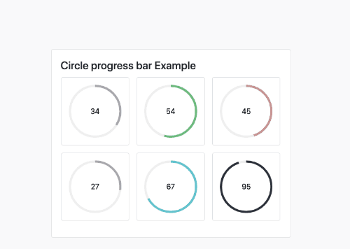 Circle progress bar