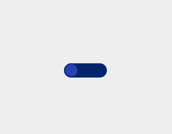 elastic toggle button with transition effect