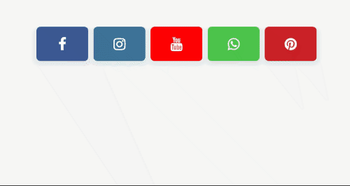 social media icons with 3D Flips