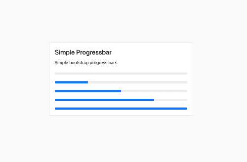 Basic progress bar