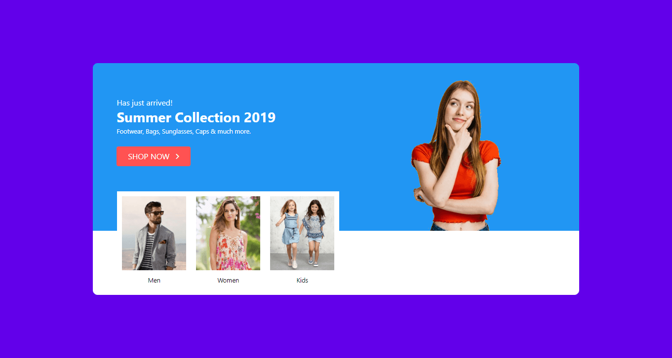 ecommerce summer collection