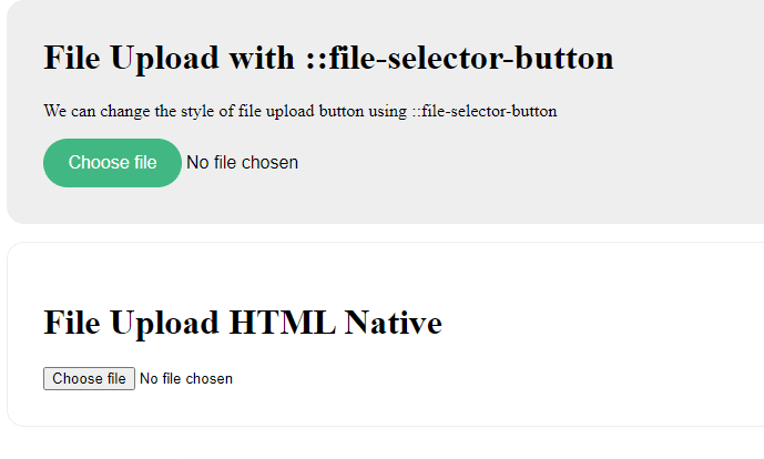 File Upload with::file-selector-button