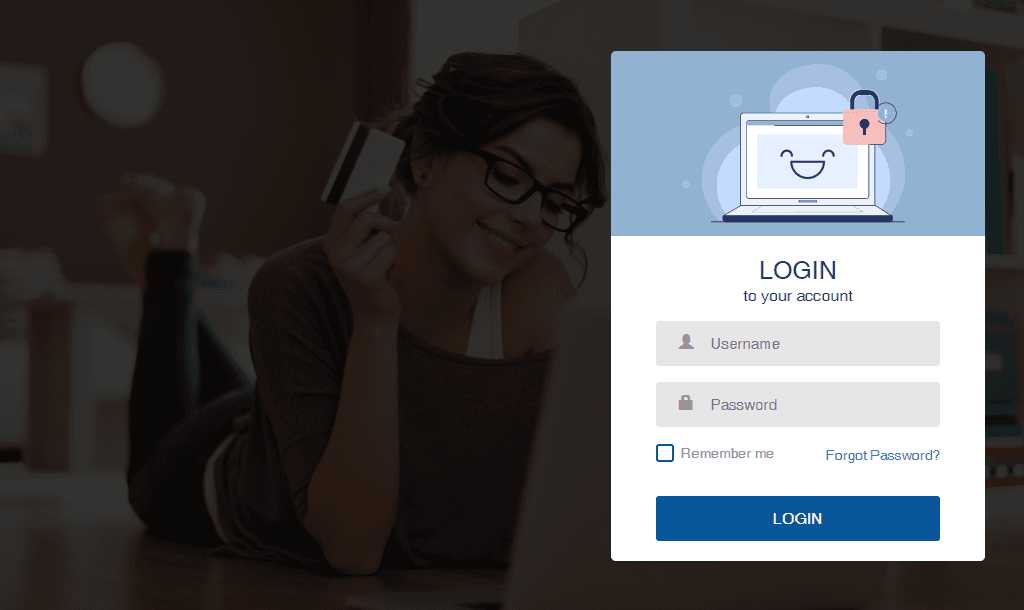login form using html and css