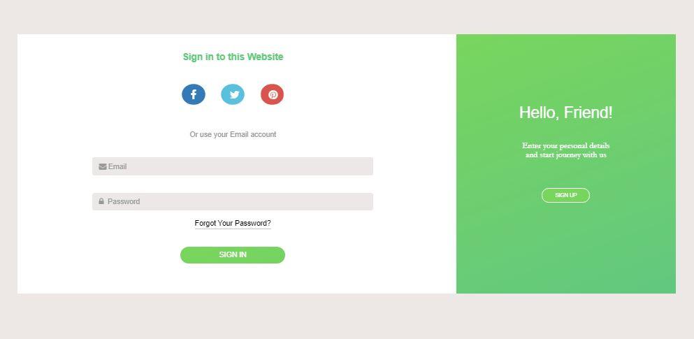Login Form with Background-Image