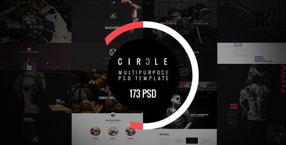 CIRCLE - Creative Multipurpose PSD Template