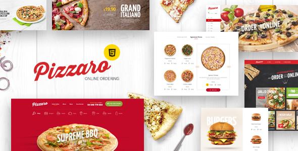 Pizzaro - Fast Food & Restaurant HTML template