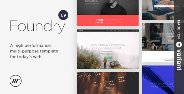 Foundry Multipurpose HTML + Variant Page Builder