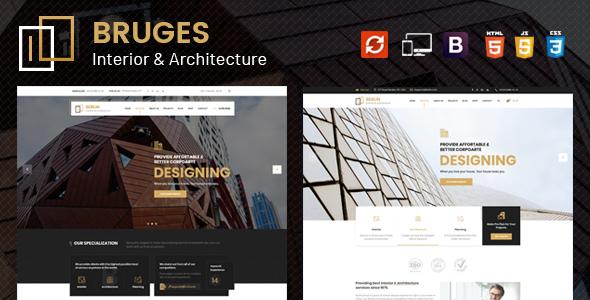 Bruges - Architecture and Interior Design HTML Template