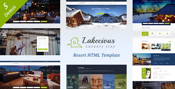 Lakecious : Resort and Hotel HTML Template