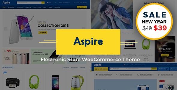 Aspire - Multipurpose Responsive WooCommerce WordPress Theme