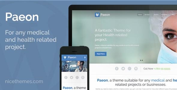 Paeon - Medical WordPress Theme
